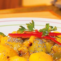 Kartoffel Mango Curry