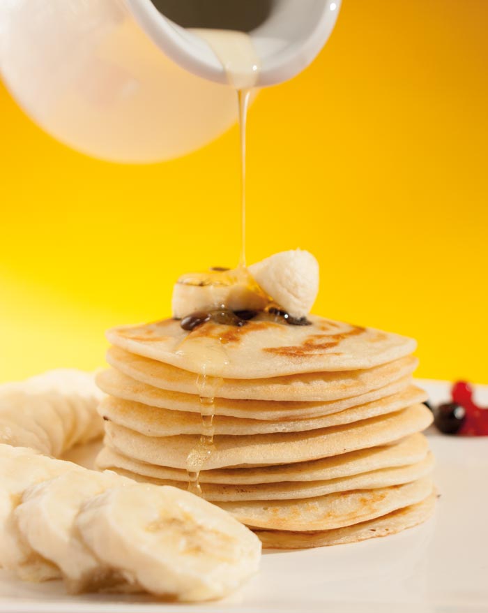Extravegant kochen - Simple Pancakes mit Banane